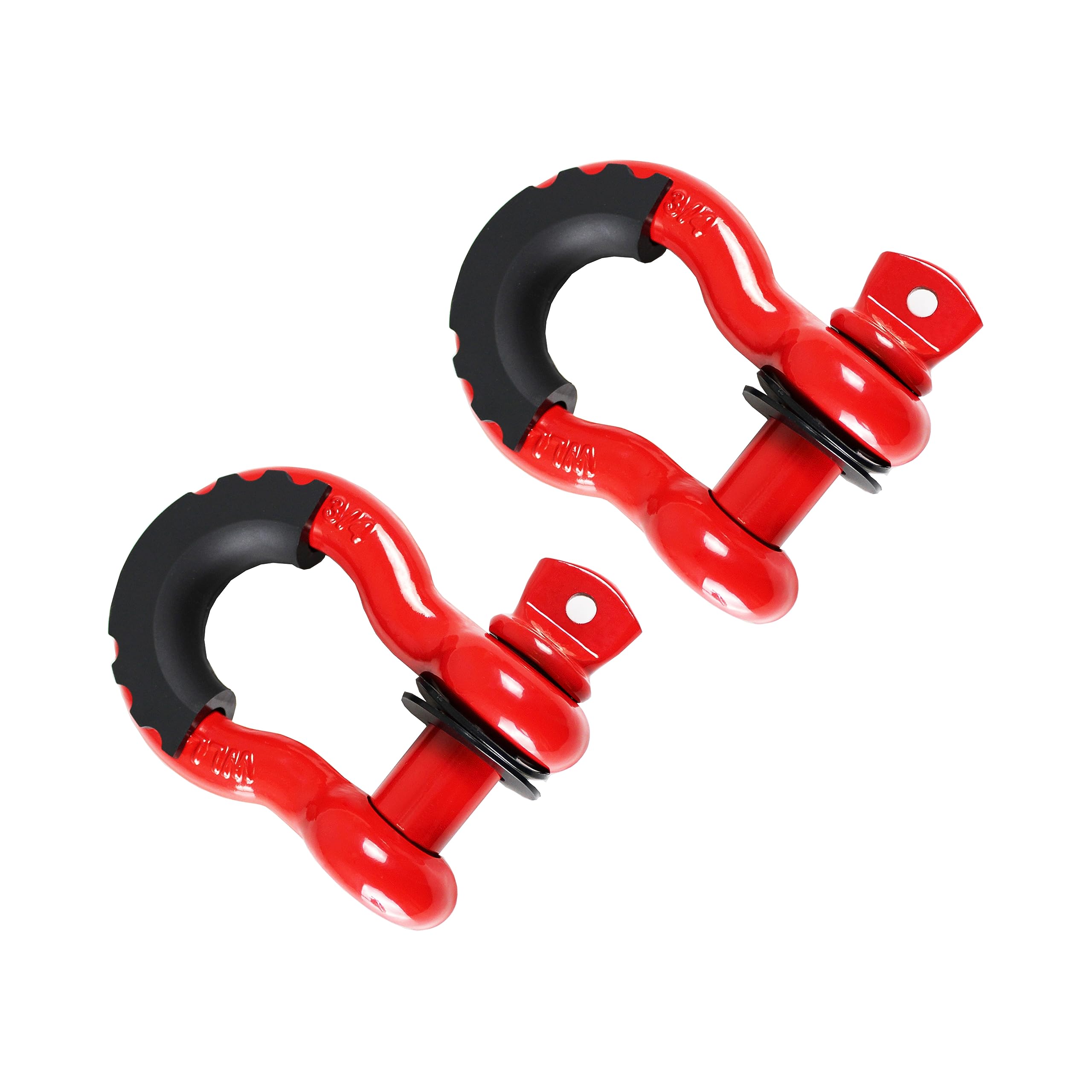 Amazon.co.jp: HFS(R) シャックル 3/4インチ 牽引 2点セット 4.75T 7
