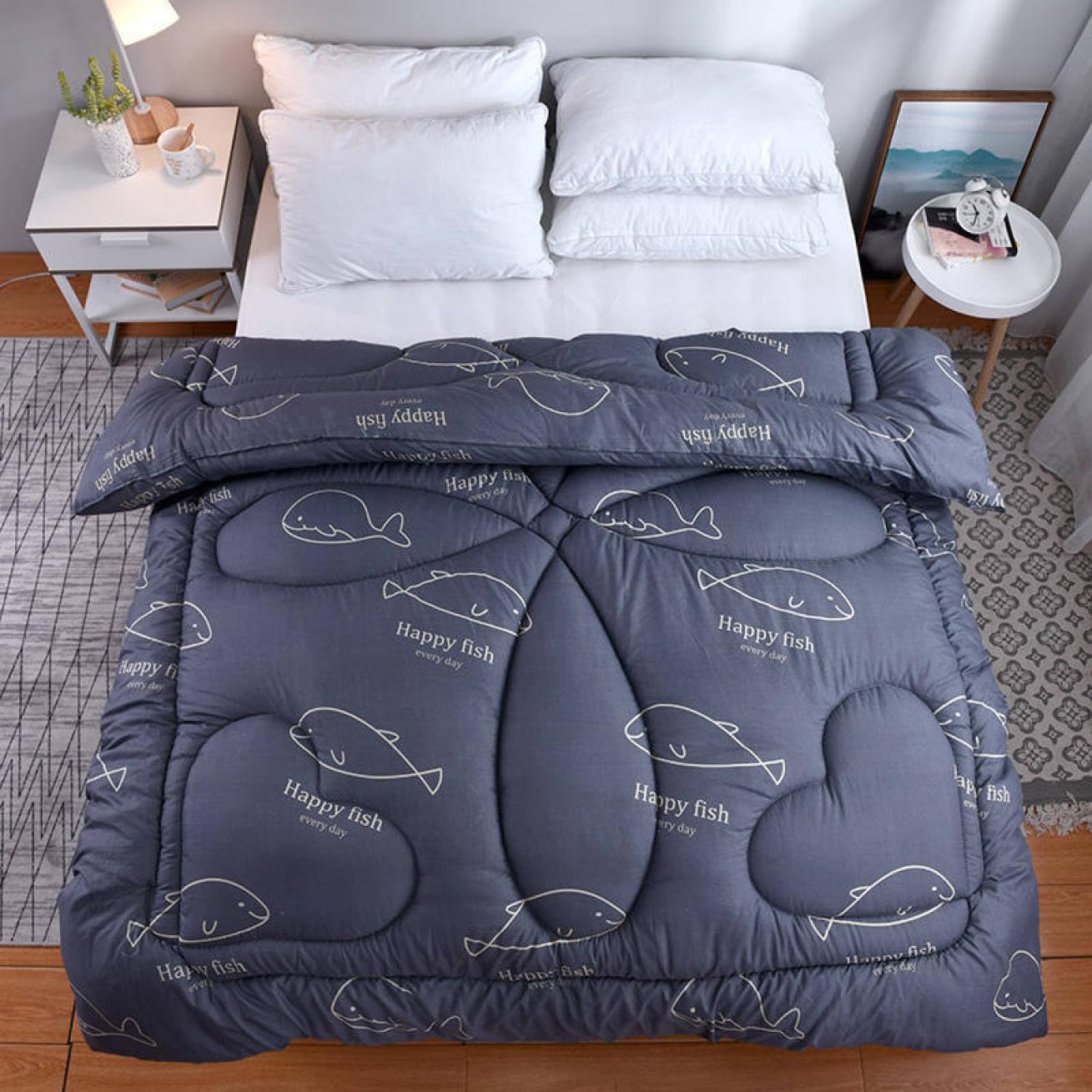 Amazon｜SCTX 掛け布団 ダブル 冬用 洗える 暖かい 軽量 合掛け 春秋冬