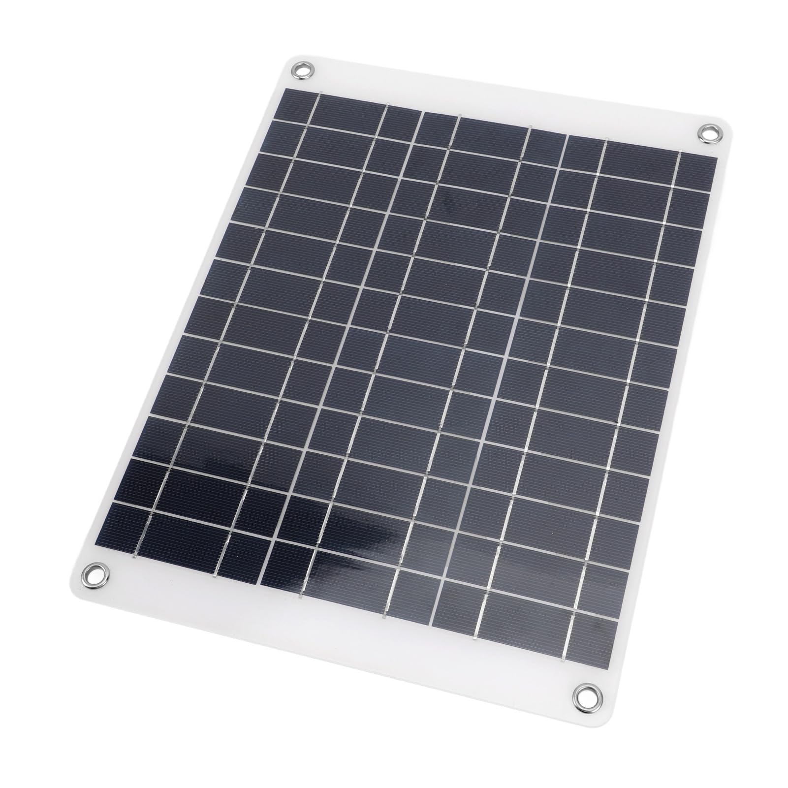 Panel Solar, 50 W Monocristalino 12 V Controlador Impermeable Kit de Panel Solar Portátil de 12 V con Fácil Configuración para el Hogar Oficina Camping Senderismo Dispositivos de Emergencia