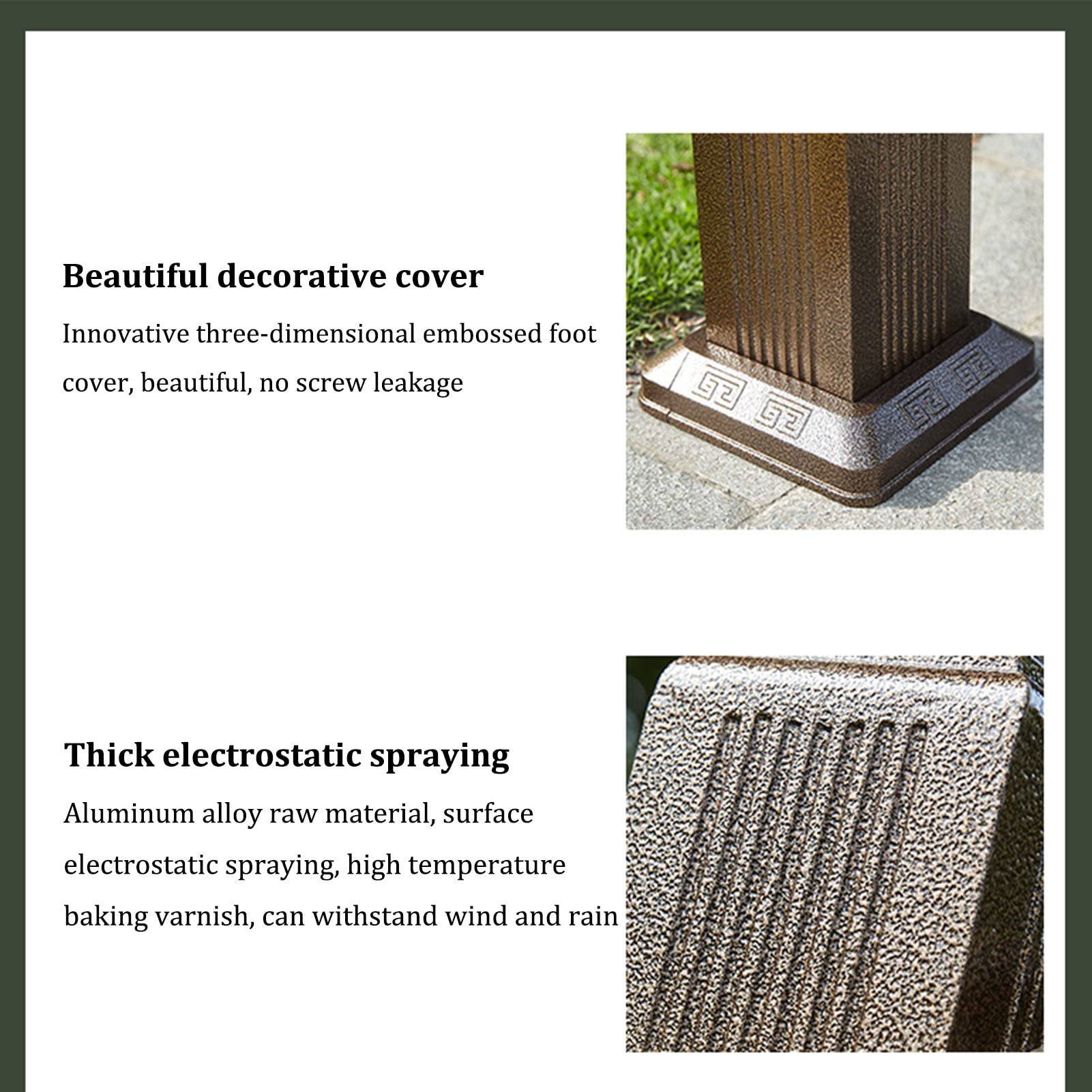 Colonne d'eau Jardin, Robinet d'extérieur avec Support Tuyau, Colonne d'eau Aluminium 110 cm pour Cour extérieure, Colonne d'eau Verticale Anti-ultraviolets et résistante aux intempéries, Fontaine