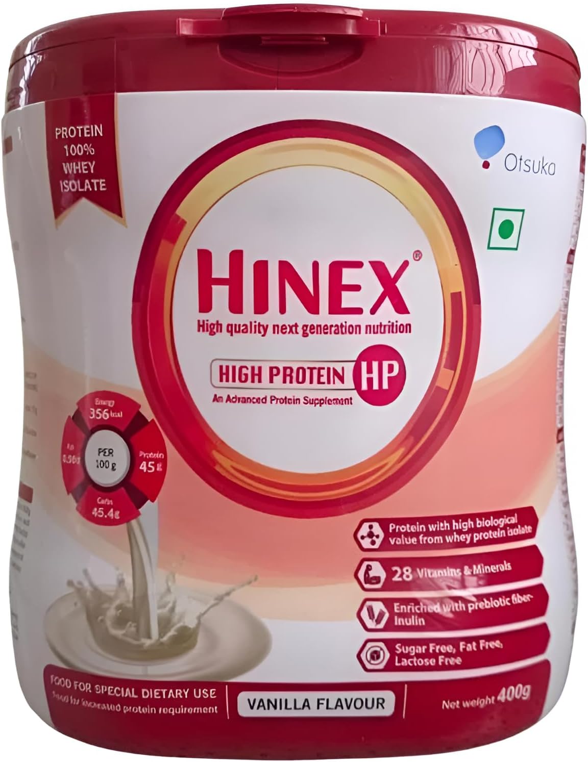 HIGH Protein- 400 GM (Vanilla)