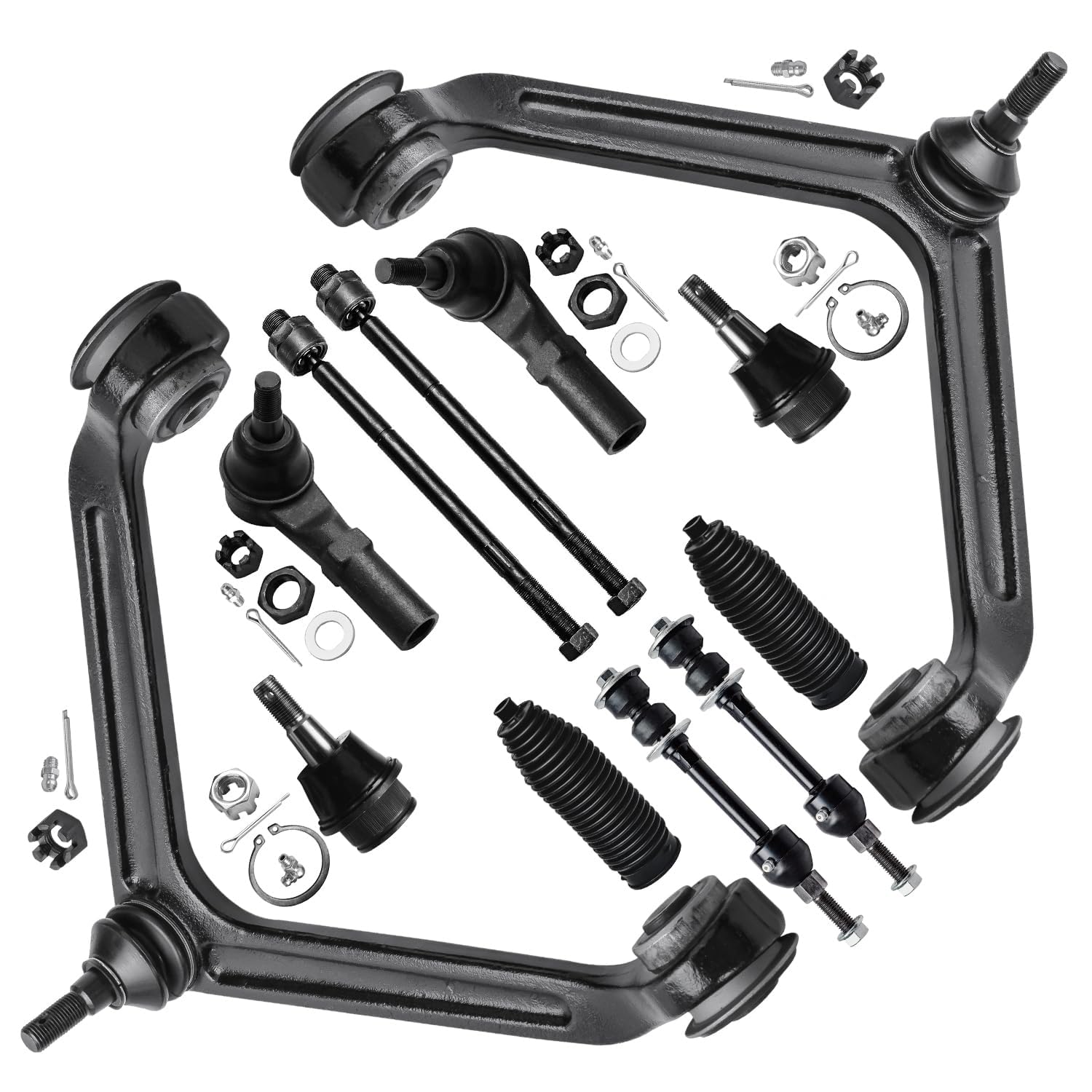 Detroit Axle 2 New Front Driver And Passenger Side Outer Tie Rod Ends Fits 4x4 O - Foto 3