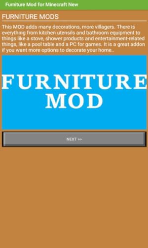Kitchen Set Furniture Mod for Minecraft Pro