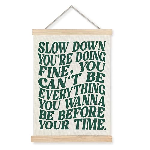 LUVADIAN Song Lyrics Wall Art, Disco Pop 70s Retro Poster