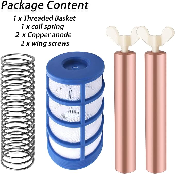 Kit de reemplazo ánodo de cobre para piscina 6 piezas miniatura 3