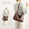 Bolso Hobo para mujer, plegable de hombro y bandolera 3