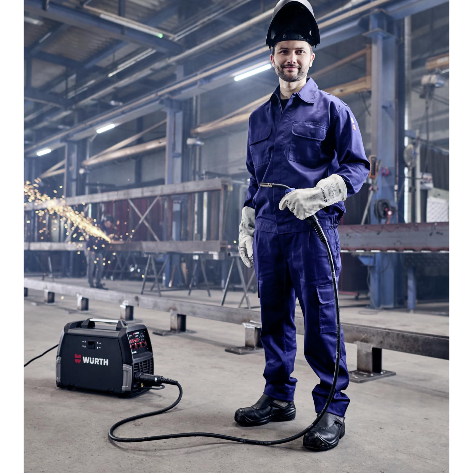 WüRTH MODYF Pantalon de travail Soudeur Ignifugé EN 11611, EN 11612 marine