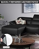 Vista 5 de Parche de reparación de cuero Numola, parche autoadhesivo para sofás, asientos de automóvil, sofás, bolsos, chaquetas