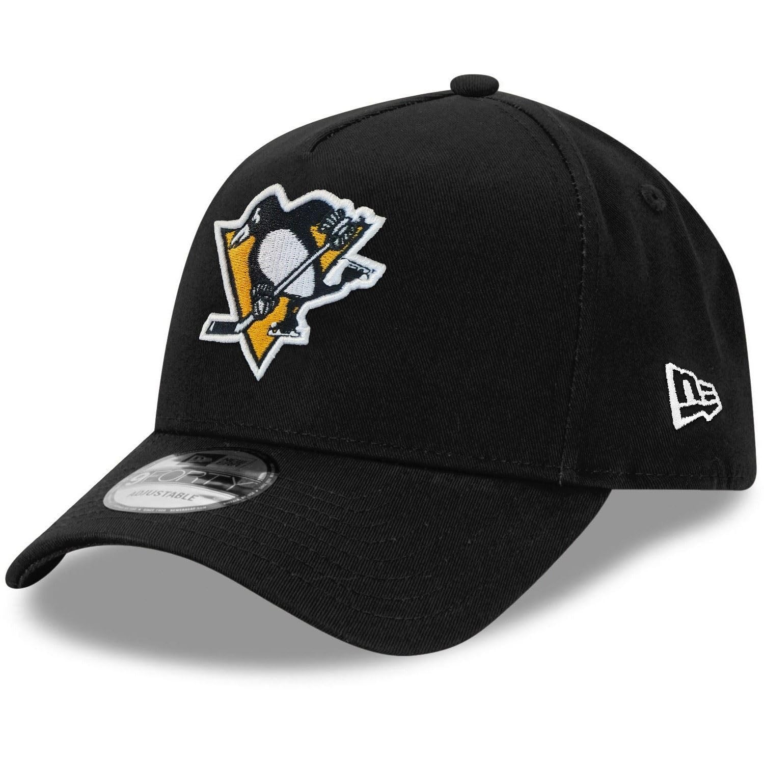 New Era Unisex Pittsburgh Penguins#36670 Pittsburgh Penguins 9Forty A-Frame Cap Black