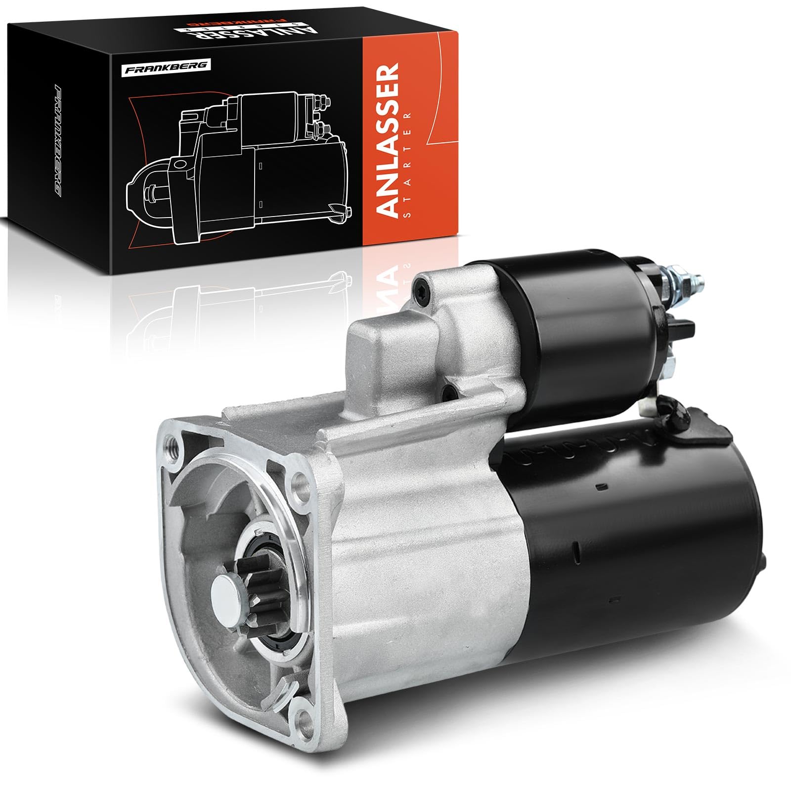 Frankberg Anlasser Starter Anlasser Auto Benzin 1,1 KW/12 V/9 Zähnezahl