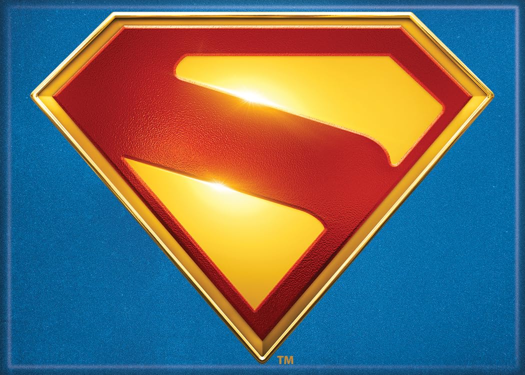 Ata-Boy Boys Superman 2025 Ata- Logo 2.5" X 3.5" Magnet For Refrigerators And Lockers
