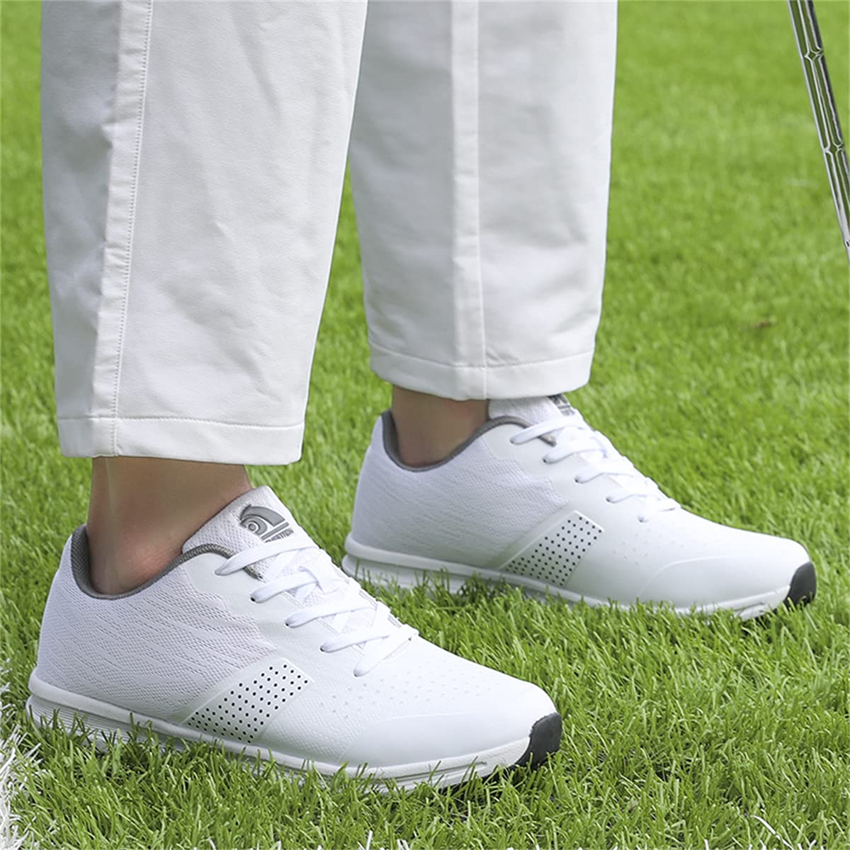 Męskie damskie buty do golfa, wodoodporna komfort obudów golfowych Spikless Lightweight Golf Shoes Anti-Skid Golf Sneaker