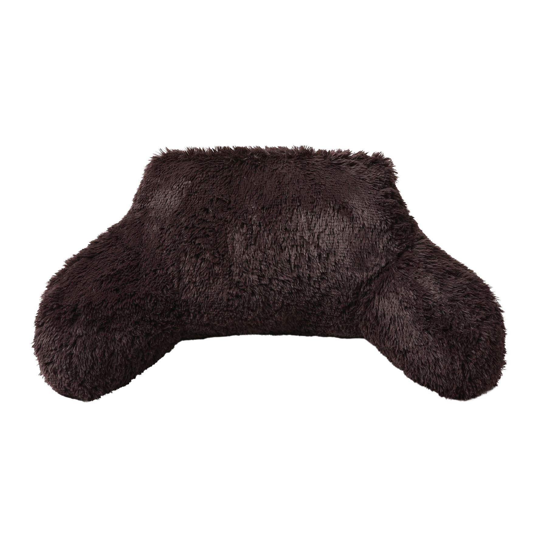 OHS Long Hair Cuddle Cushion Big Cudle Cushions Grey, Coffee