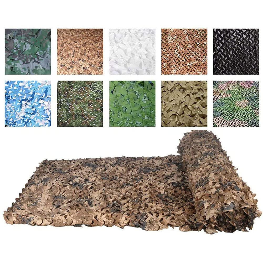 Malla de camuflaje desierto para solucionar la falta de sombra en patios y coches