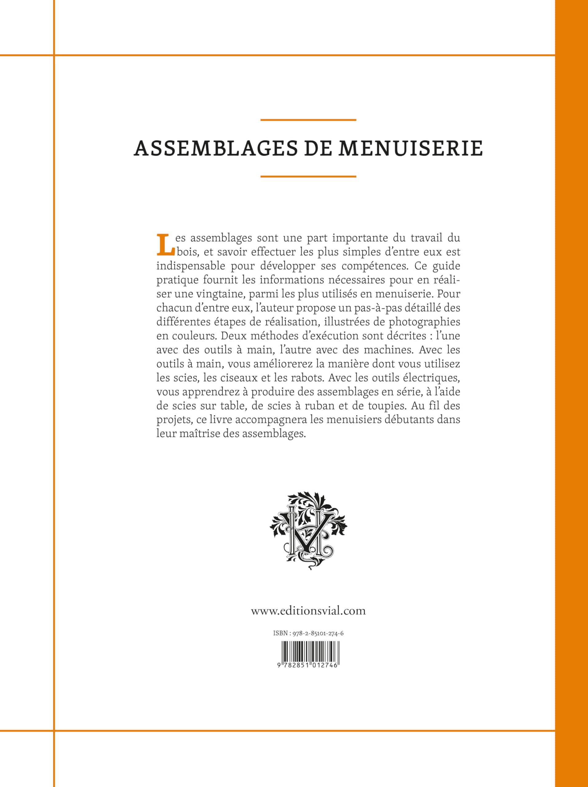 Assemblages de menuiserie: Outils à main et machines