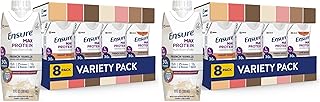 Ensure Max Protein Nutrition Shakes,Variety Pack,With 30g of Protein,1g Sugar,Nutrients to Support Immune System