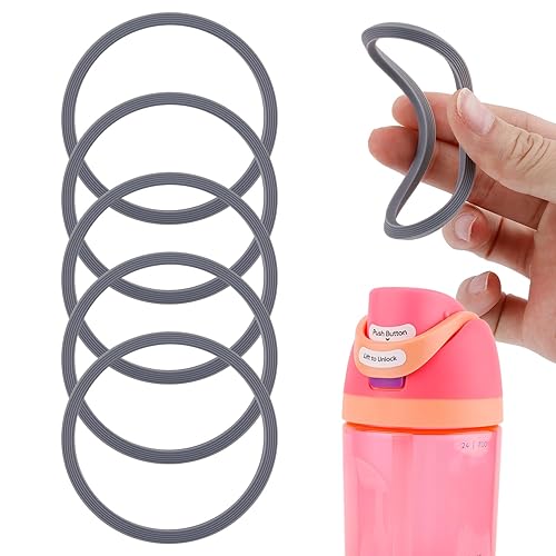 Miniatura 1 de Paquete de 6 juntas de repuesto para botella de agua Owala FreeSip, sello de tapa de silicona, juntas de sellado de junta tórica, piezas de