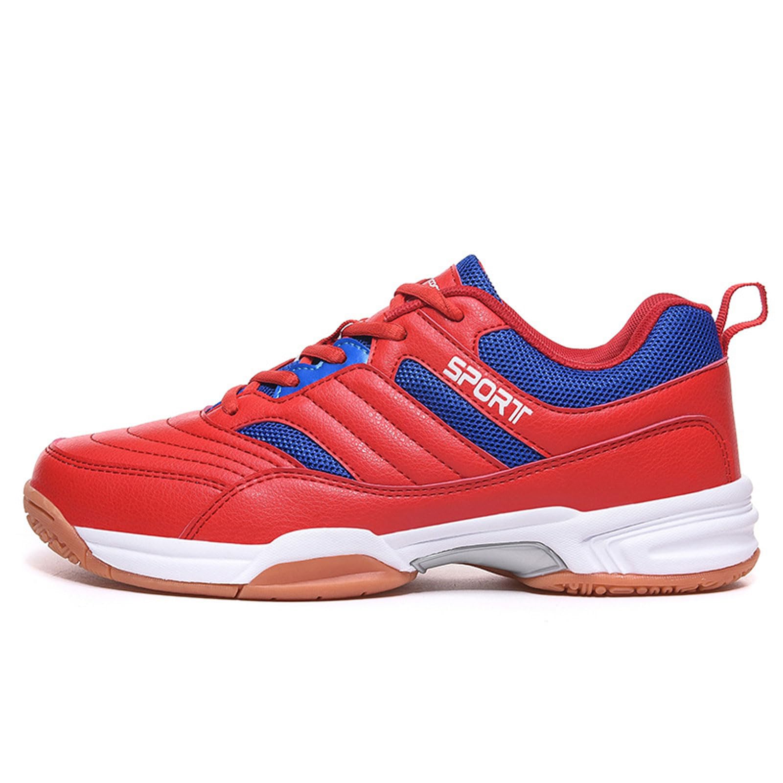 ForceRoute Volleyball Pickleball Sneakers,Badminton Tennis Shoes,Table Tennis Shoes,Badminton Training Shoes,Badminton Squash Shoes,Anti-Slip,Lightweight,for Indoor Outdoor Court Training.