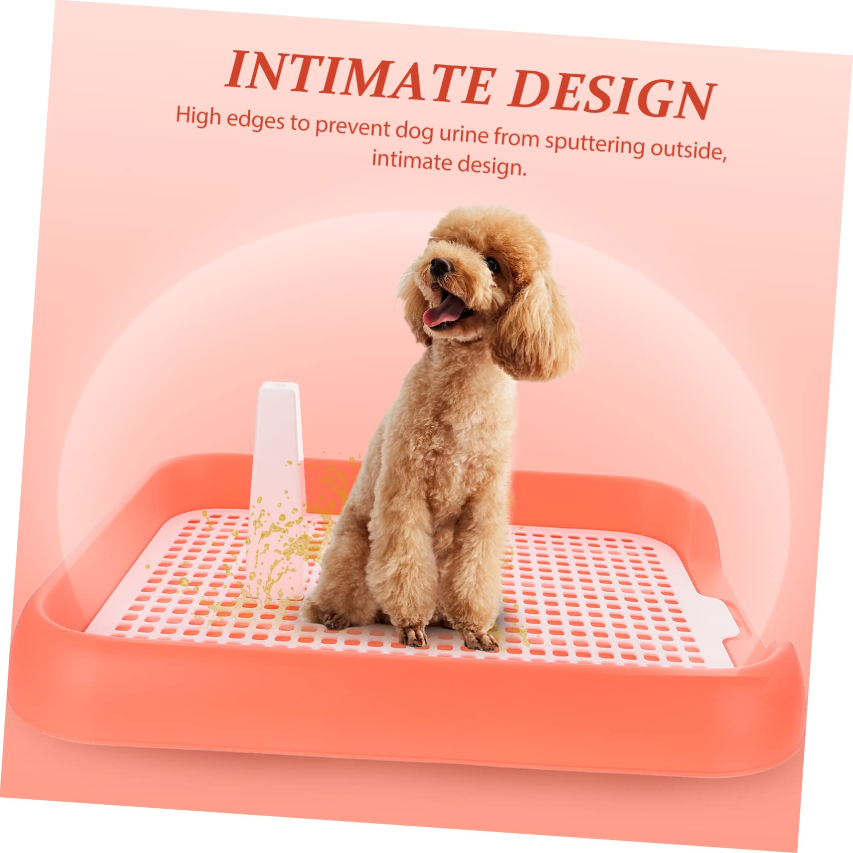 HEMOTON Dog Urinal Portable Potty for Dogs Puppy Toilet Train Potty Pet Training Supply