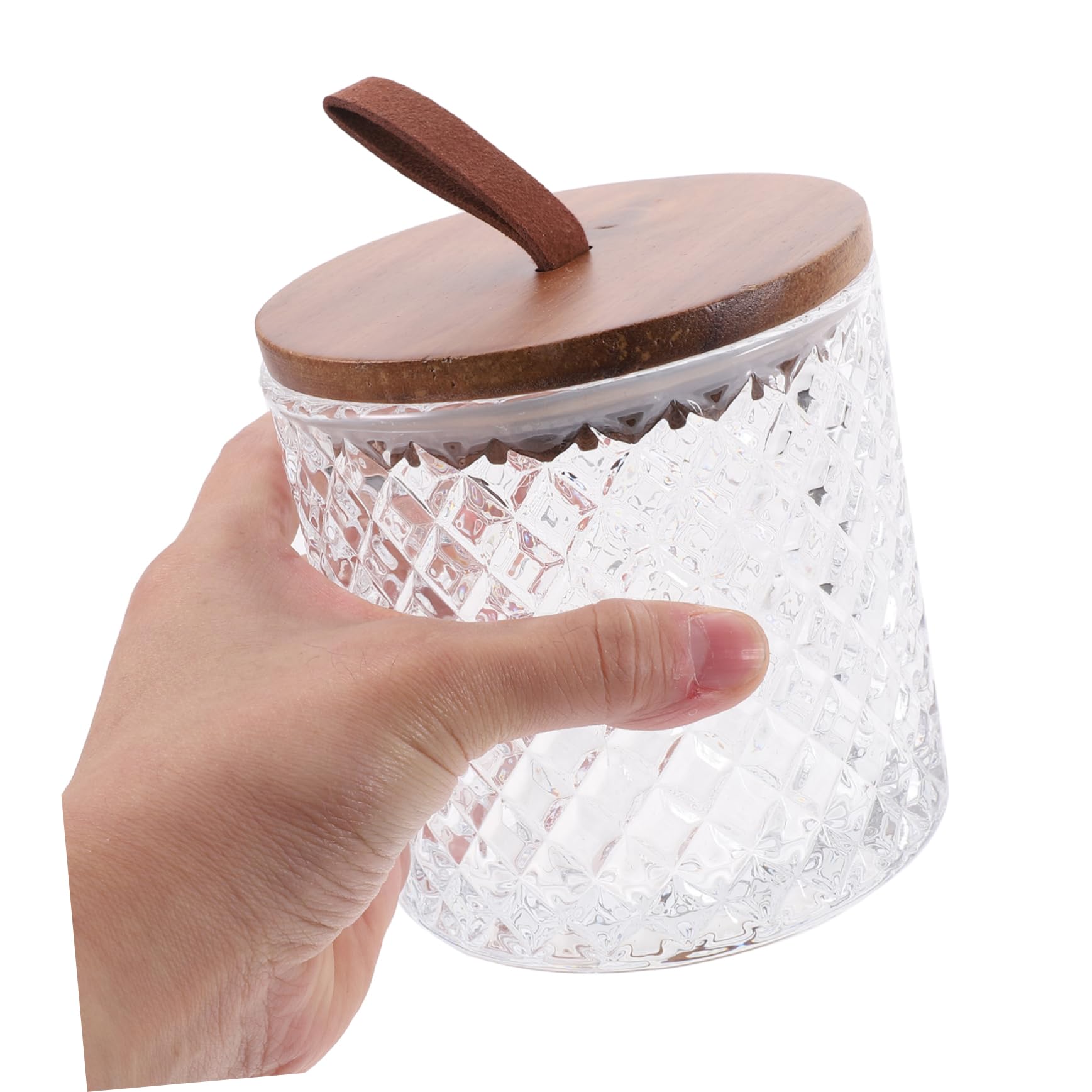 TOPBATHY Vaso di Vetro con Coperchio Barattolo in Vetro per Conservazione Contenitore per Alimenti con Chiusura Ermetica