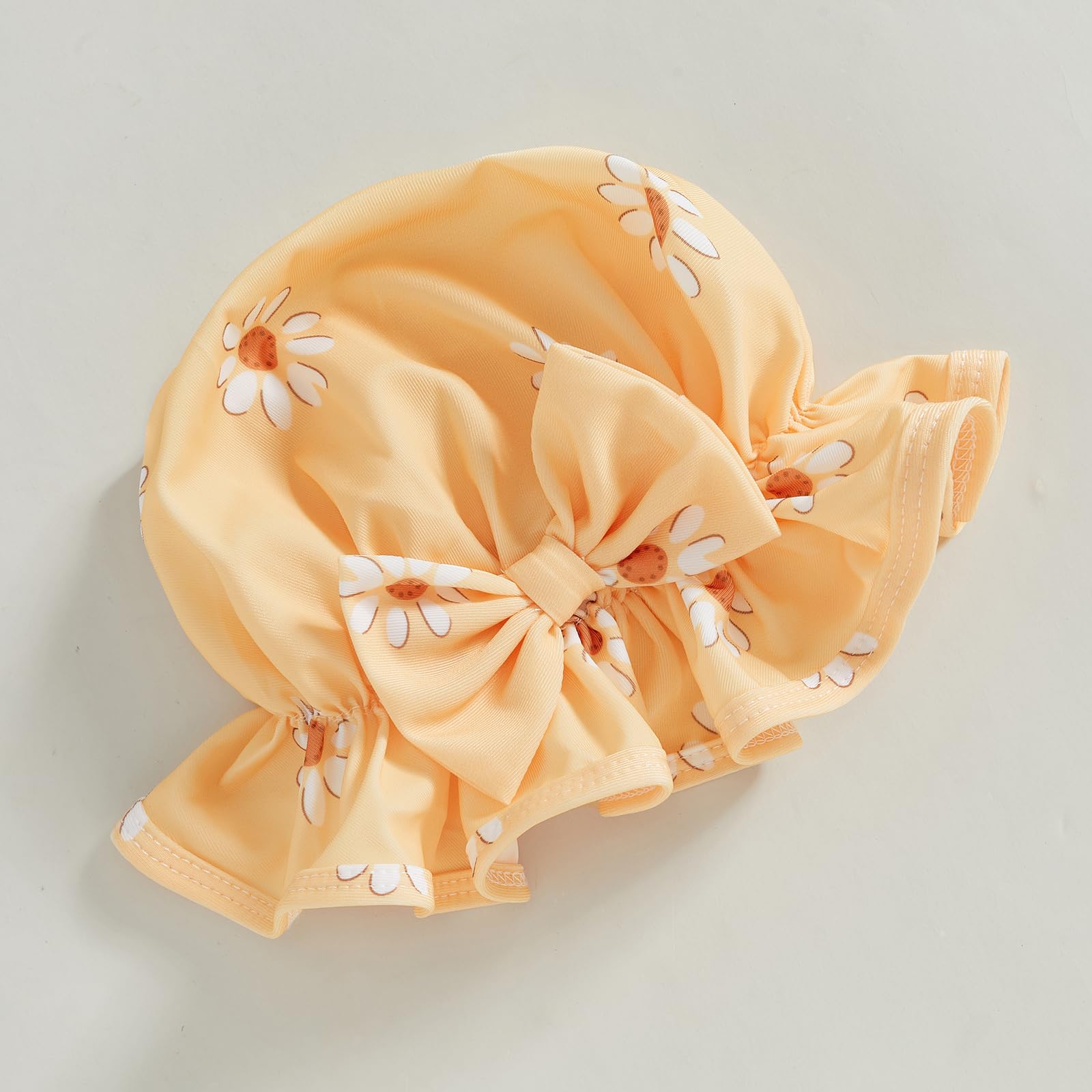 Loalirando Ensemble Maillot de Bain Bébé Fille Anti-UV, Haut Zippé et Bonnet Assorti (6 Mois-3 Ans)