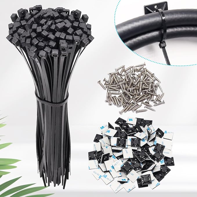 Adhesive Cable Zip Ties