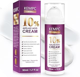 Cystic Acne Treatment for Face – Hormonal Acne Spot Treatment Pimple Cream with Azelaic Acid | Redness Reducing Acne Moisturizer for Rosacea & Sensitive, Acne-Prone Skin | Teens & Adults, 1.7 oz