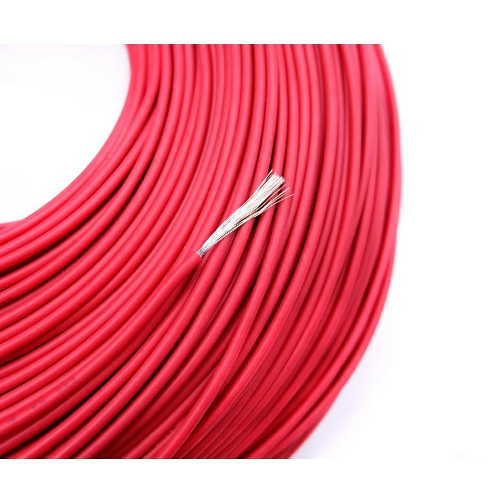 Cable eléctrico 32 30 28 26 24 AWG UL3239 3KV DIY LED (YELLOW; 5 m; 26 AWG)