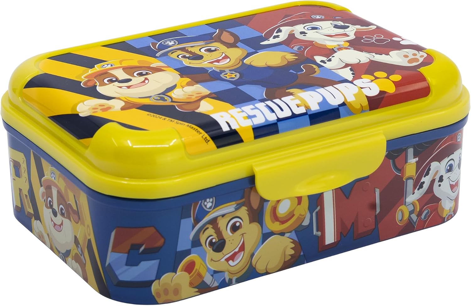 Stor Portapranzo Paw Patrol per Bambini 1423ml - Lunch Box Plastica Resistente Senza BPA con Coperchio Decorato per Scuola e Gite