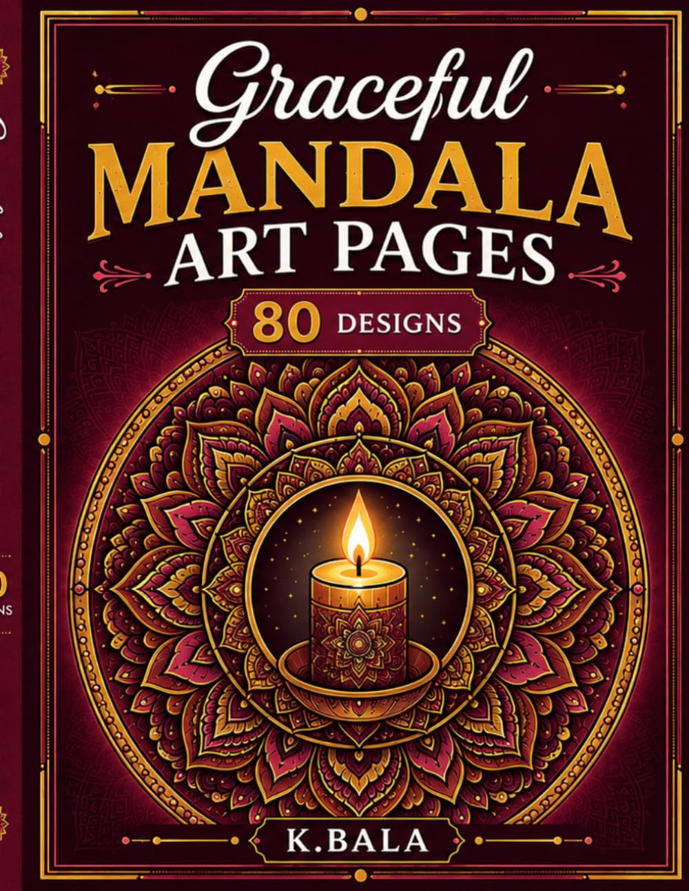 Graceful Mandala Coloring Book