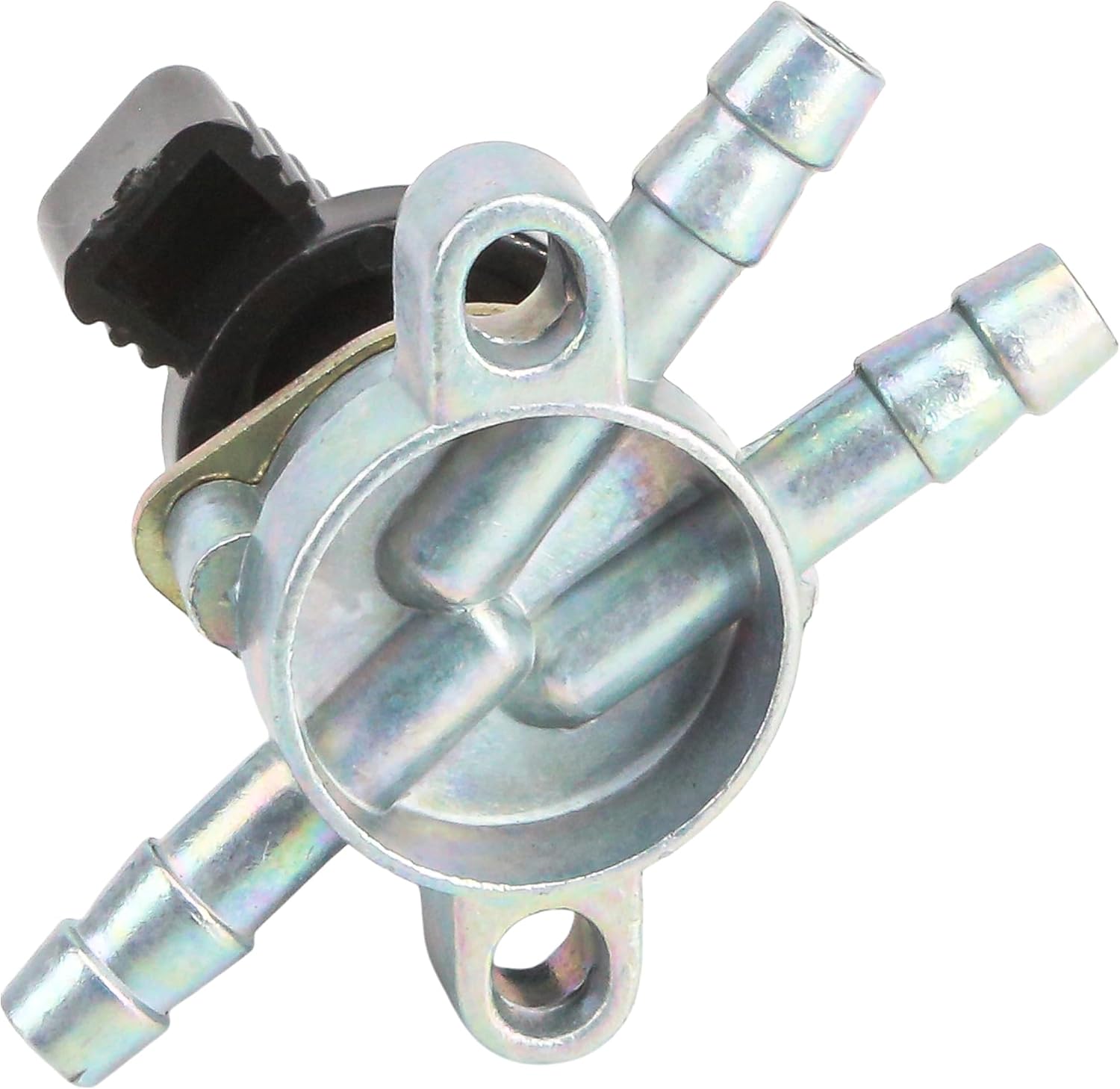 3 Way Fuel Valve Gas Petcock Tank Shut Off Switch Replacement Fit for E-ton Lightning, for Polaris, Street Racing Motorcycle, Dirt Pit Moped, Fit for 4 Stroke Chinese ATVs, Bikes, Fit Go Karts