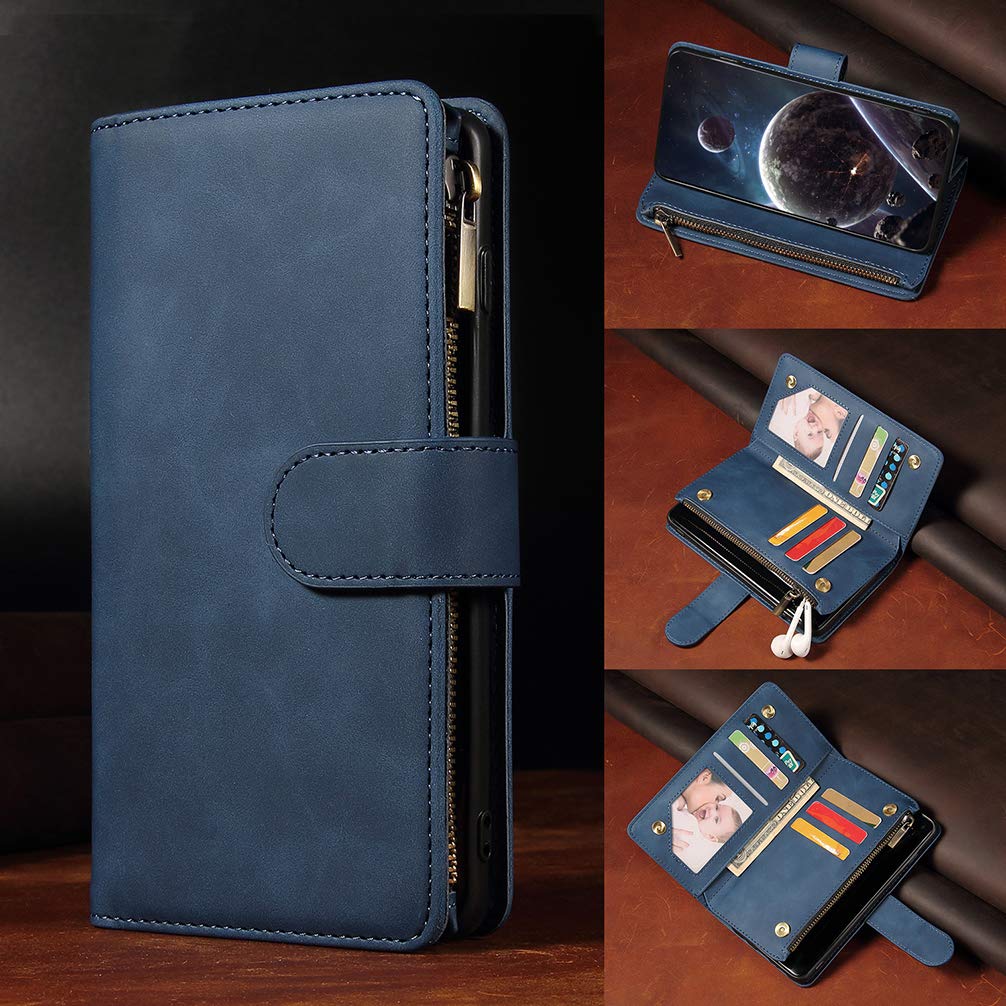 ELESNOW Flip Case Für Redmi Note 10/10S – Lederhülle Mit Kartenfach & Ständer