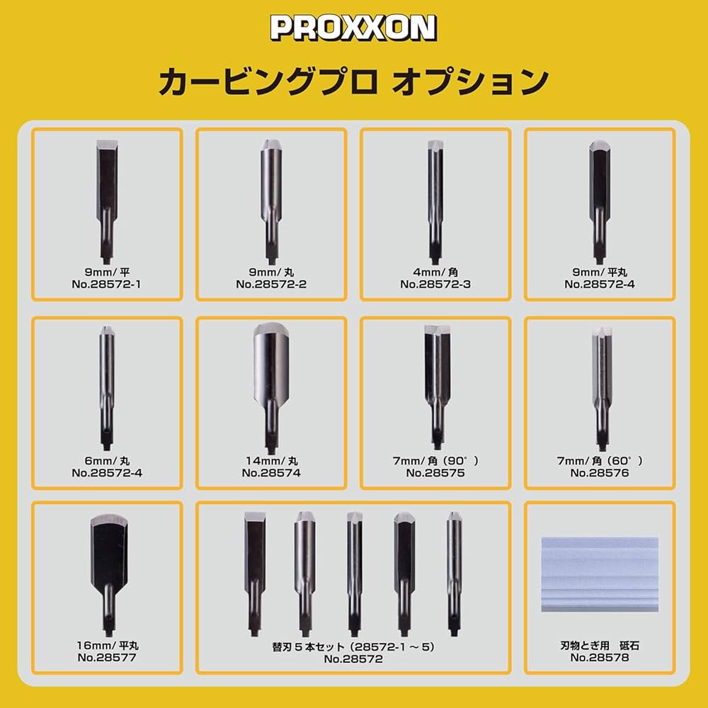 まちょ プロクソン カービングプロ 電動彫刻機 PROXXON No.28640 振動で