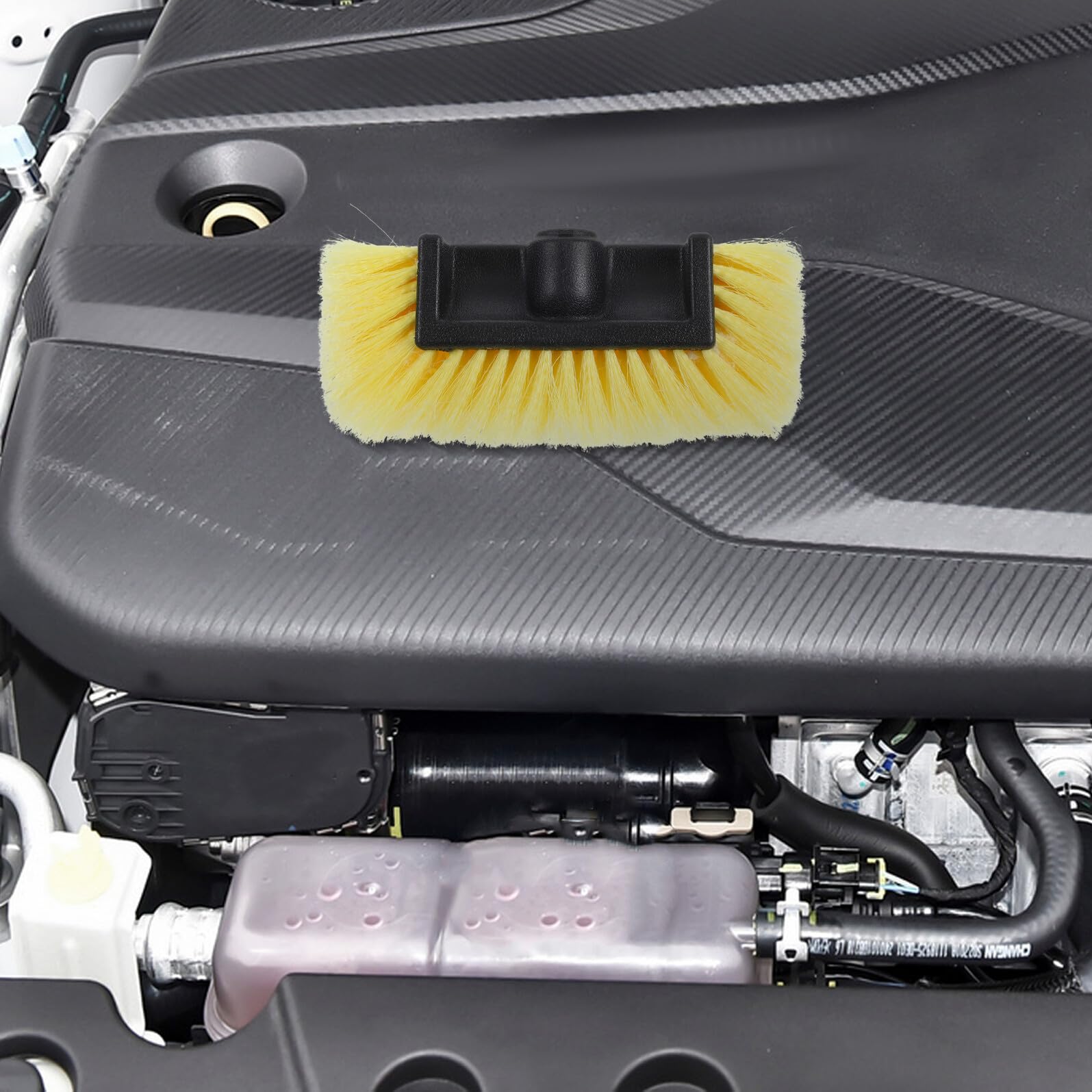 TOYANDONA Abnehmbare Autowaschbürste mit Langlebigem Abs PVC bürstenkopf Tragbare Reinigung für Auto und LKW Weiche Borsten für Schonende Autopflege und Vielseitiges Schrubben