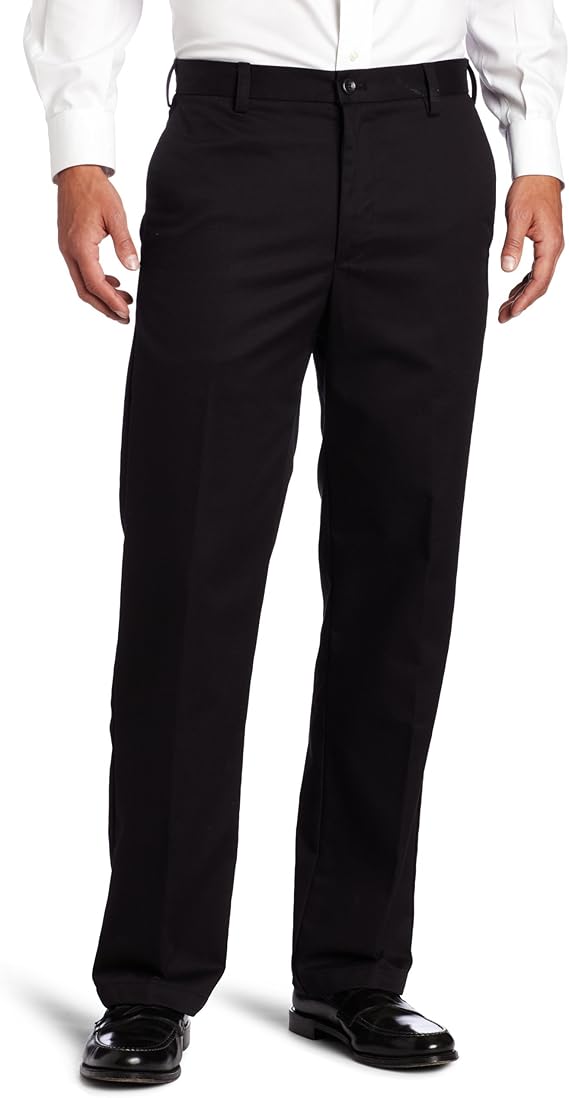 Fit flat front dress pants
