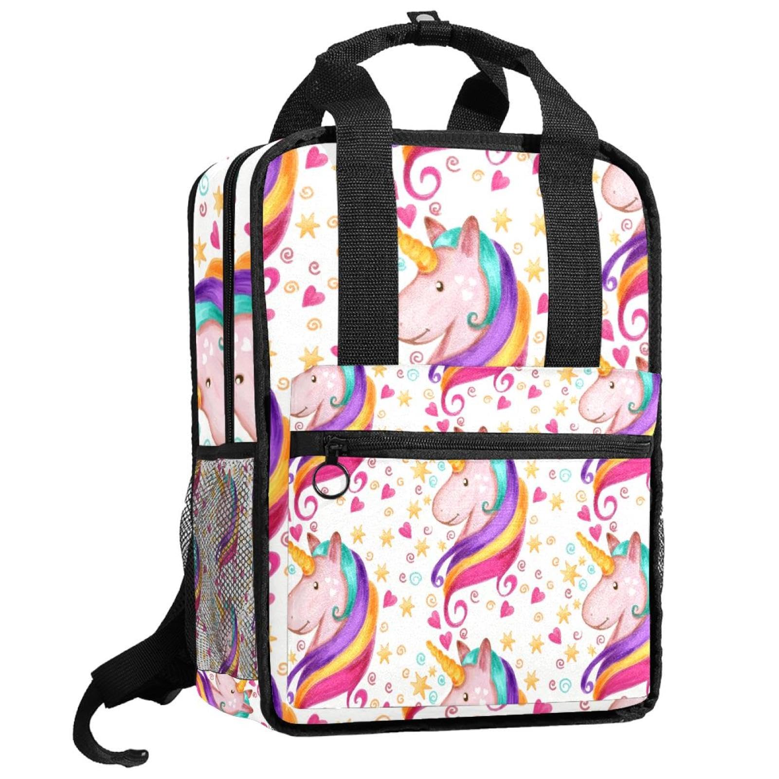 Cartable licorne multicolore pour ranger facilement les cahiers - 8