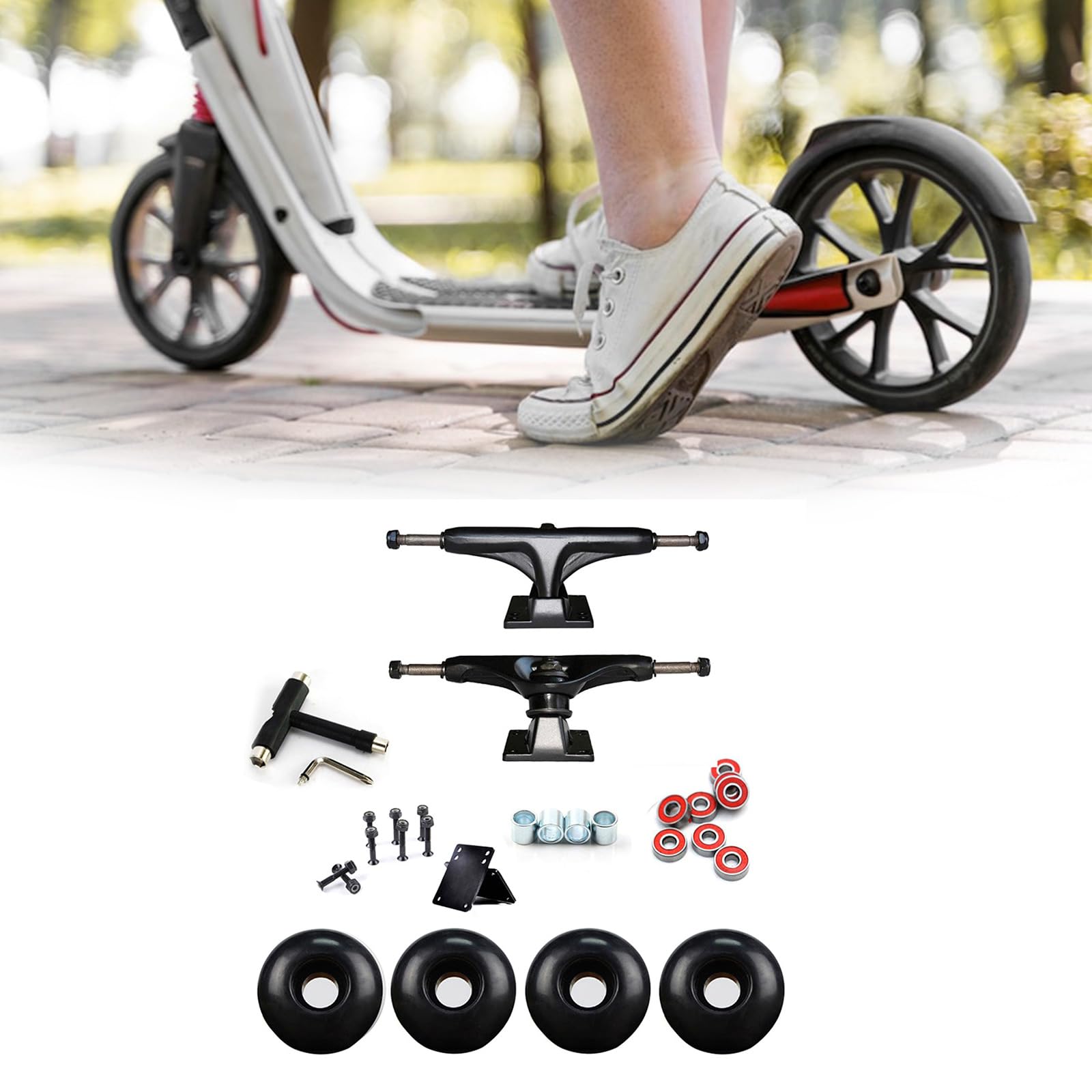 Completa skateboard Truck professionale Finger Skateboard Truck accessorio per ciclismo liscio alte leghe