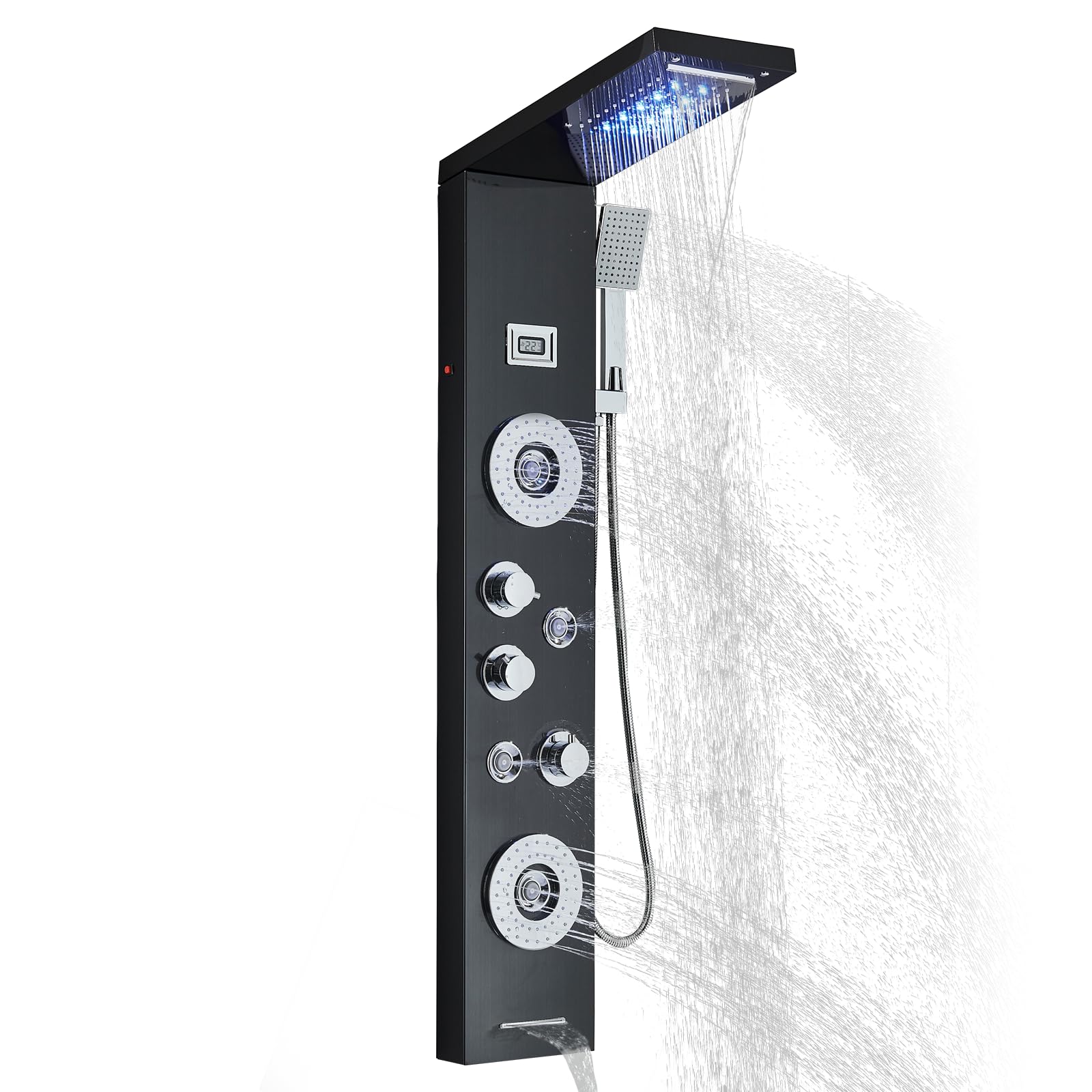 Crg Carter's Memory Book Sweet Sparkle Stainless Steel LED Shower