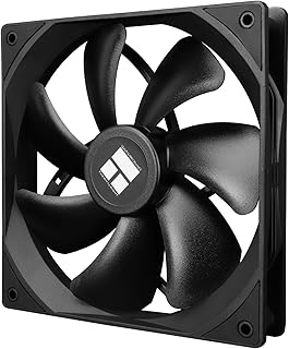 Thermalright TL-C14C 140mm CPU Fan, 4 Pin PWM Silent PC Fan with S-FDB Bearing Included, Up to 1500RPM, PC Fan (Black)