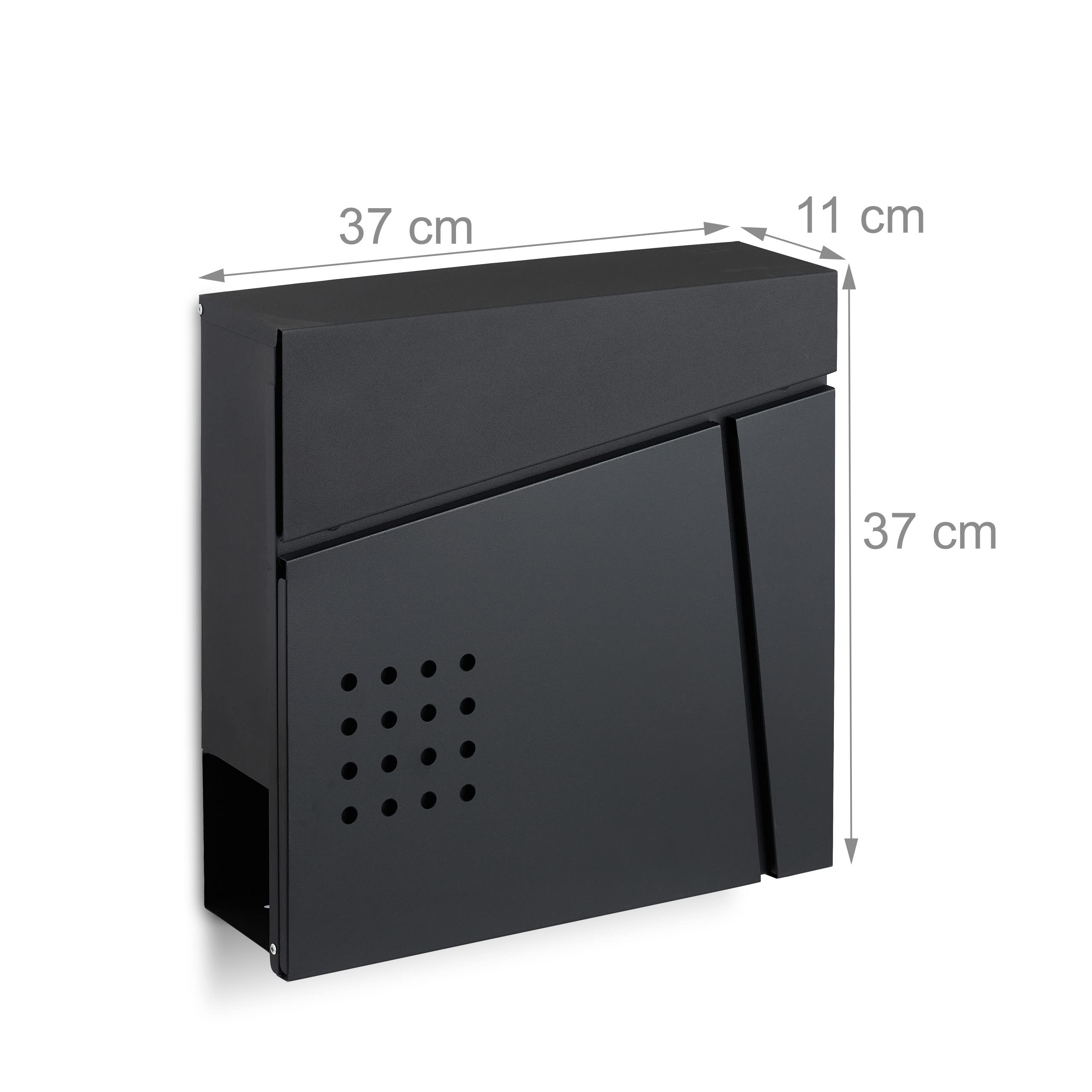 Brievenbus / postkast Mailbox (zwart) | Brievenbussen