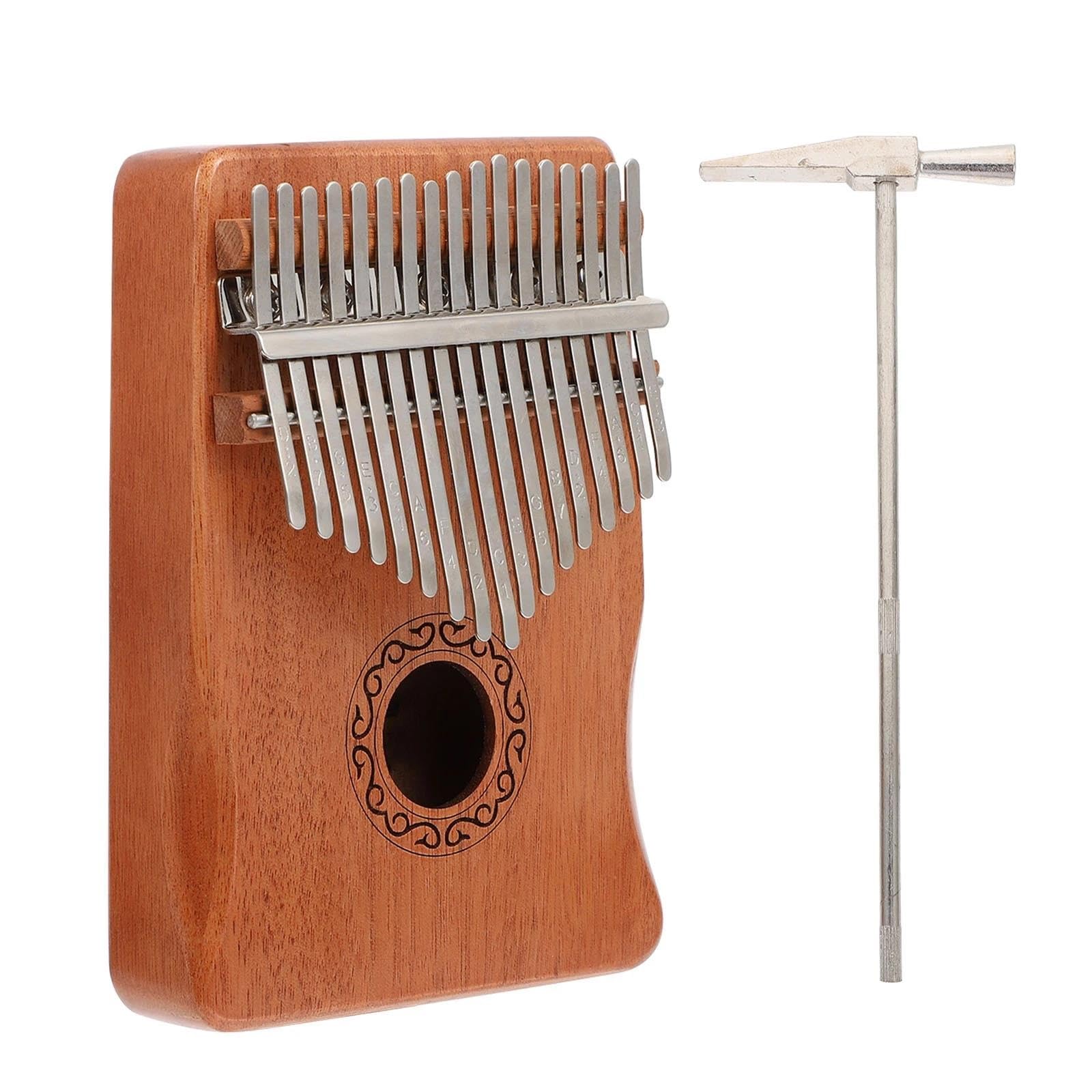 17 Nutowy Kalimba Kciukowa Na Pianino Z Fakturą Drewna Wielorybiego Idealna Dla Początkujących Kalimba