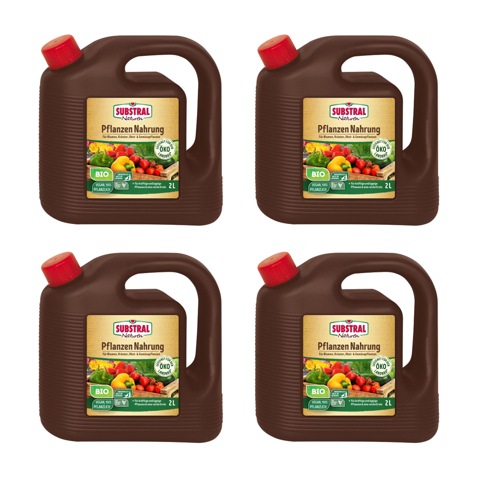 NATUREN Bio Pflanzen-Nahrung 8 l - Universal-Flüssigdünger für Zierpflanzen, Naschobst & -Gemüse