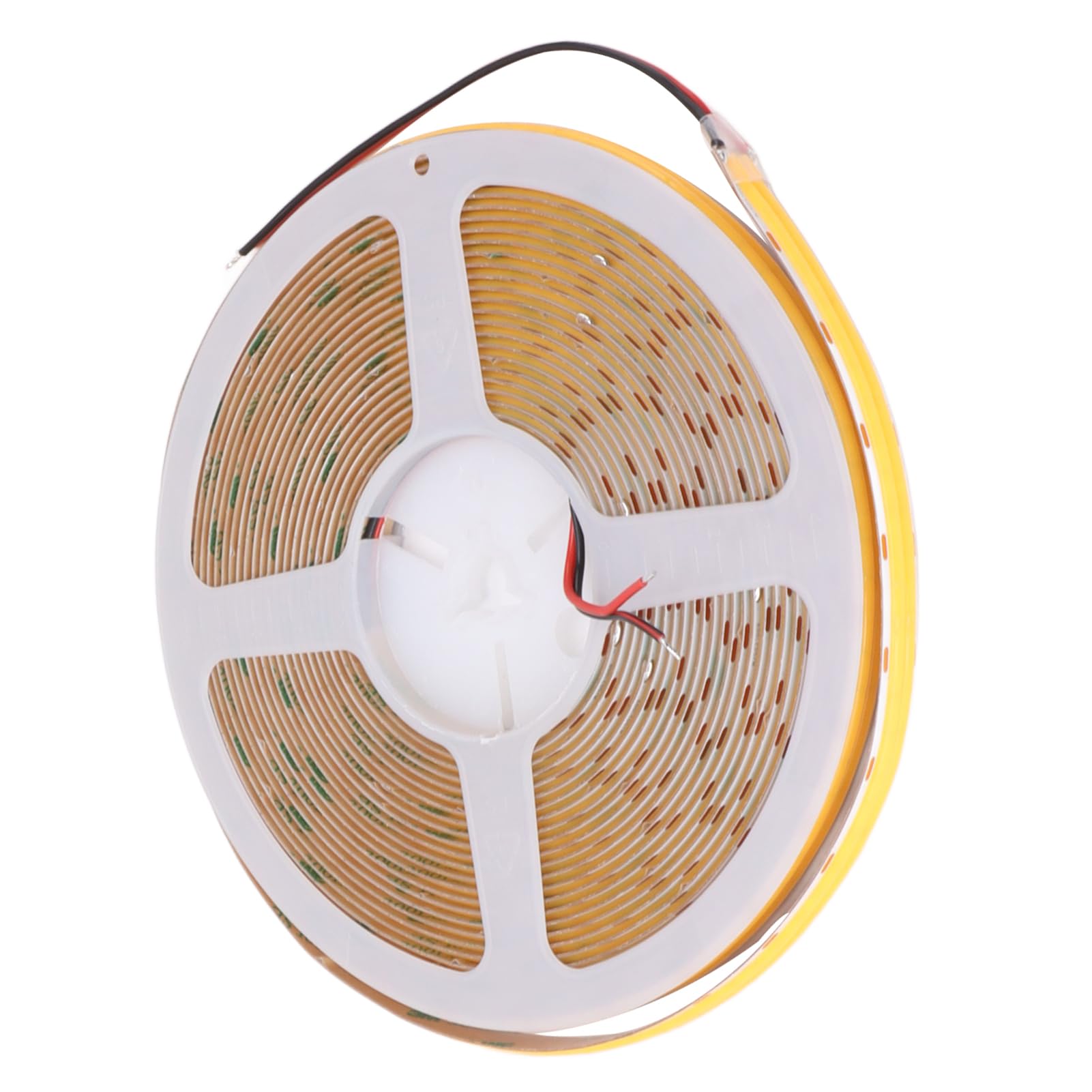 Taśma LED COB, Dwurzędowa o Wysokiej Jasności Odporna na Zginanie DIY Listwa Oświetleniowa 24V Niskie Napięcie 32,8 Stopy do Samochodu do Salonu (Ciepła biel 3000K)
