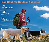 Vista 2 de Camisas ligeras para perros, ropa de algodón fresca para chihuahuas para perritos pequeños extra, ropa transpirable para el sol para perritos Blanco