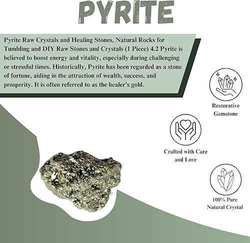 Miniatura 6 de Wholesalegemshop Pirita dorada natural de una sola pieza en trozos de piedra preciosa de roca Espiritual Miedo Cristal Curación Reiki Feng Shui