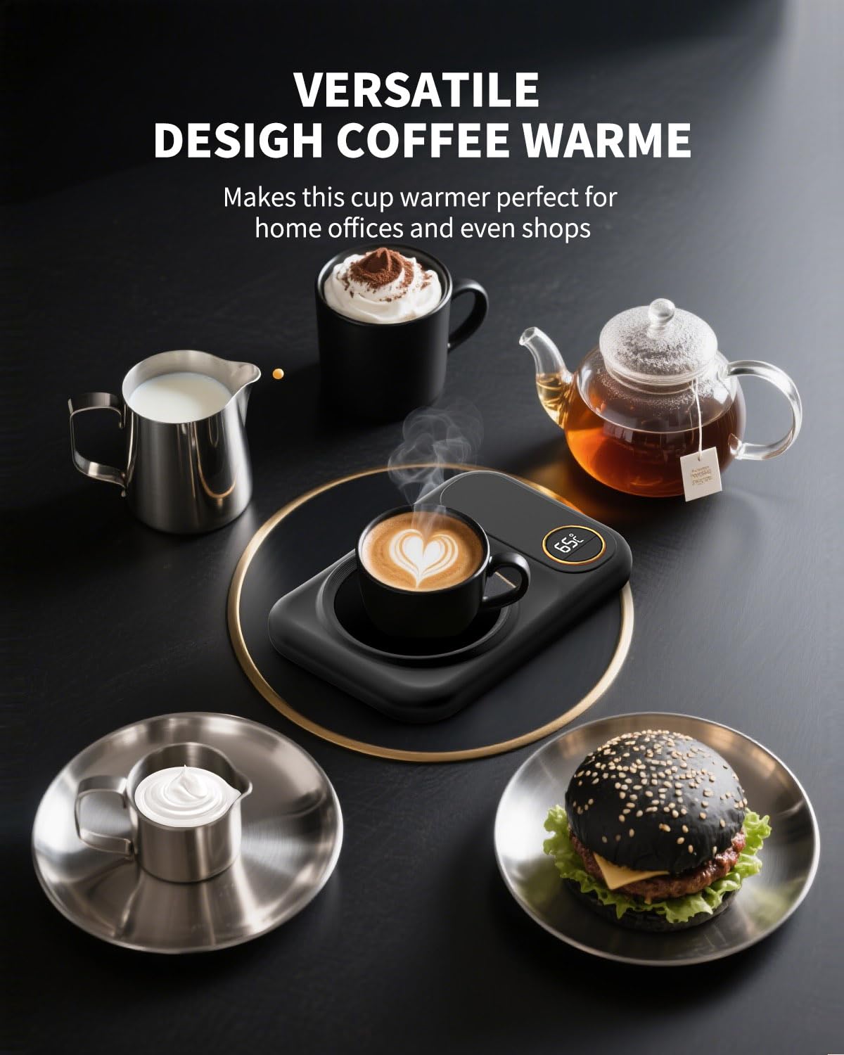 Djowyh Coffee Cup Warmer - 3 Niveaus Temperatuur Mok Warmer