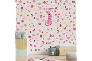 Stylish 9-Sheet Pink Wall Decals for a Preppy College Dorm Oasis