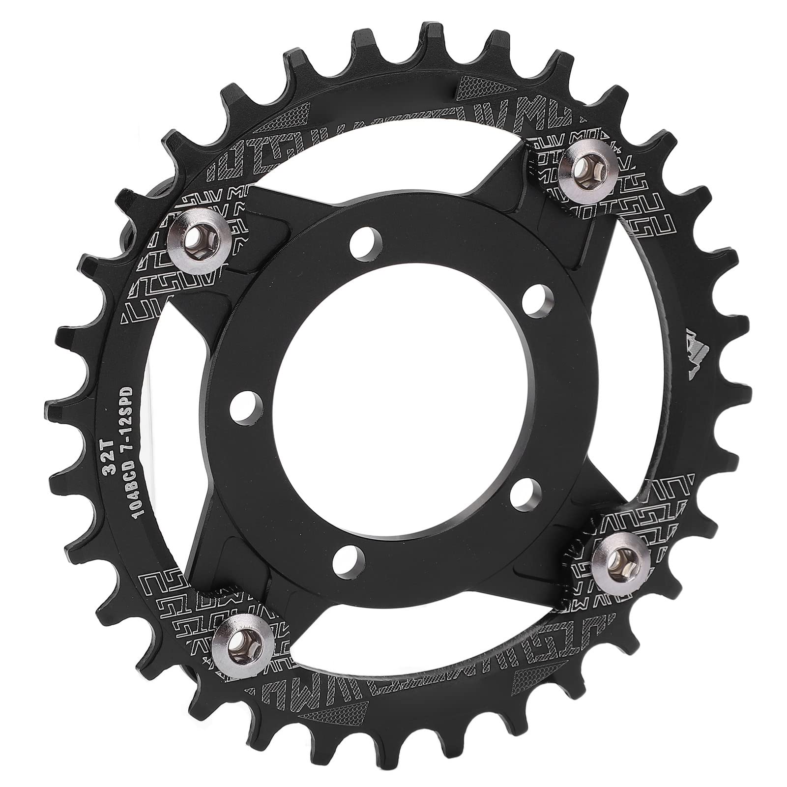 Keenso Corona 104BCD, Corona 32T, Pignoni Bici in Lega di Alluminio per Motore Mid Drive