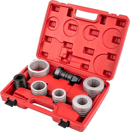 Miniatura 9 de VEVOR Kit de ensanchador de tubo de escape de 1-58 a 4-14 pulgadas, kit de expansor de tubo de escape para tubo de cola, herramienta expansora de