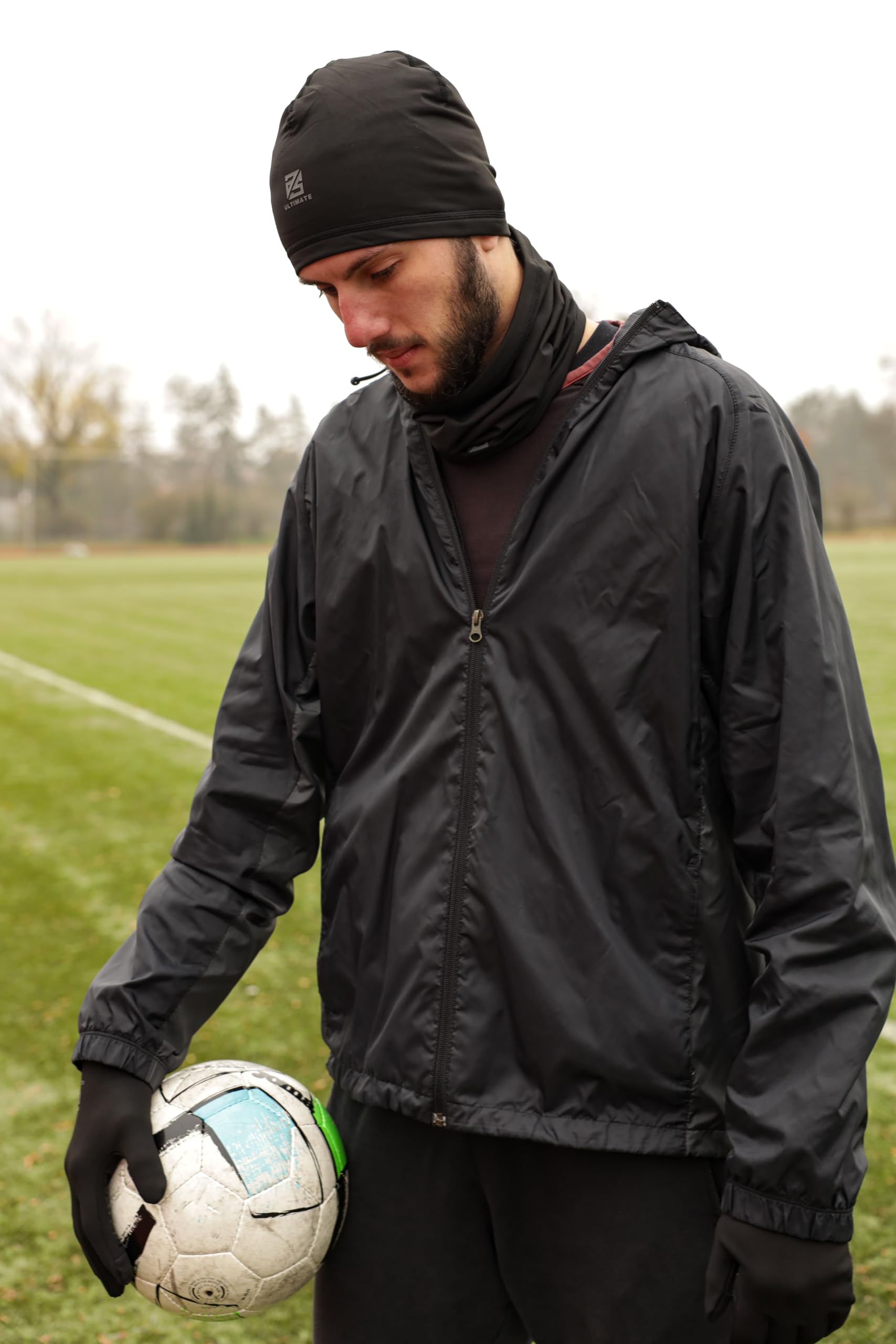 Winter Set für Fussball und Sport -Erwachsene & Kinder - Mütze, Schlauchschal & Handschuhe - Beanie, Neckwarmer & Gloves